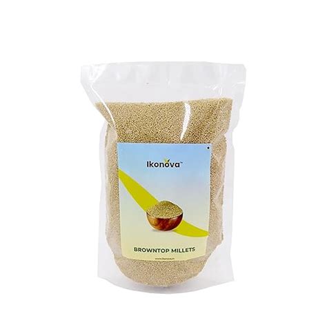 Ikonoa Unpolished Browntop Millets | Andu korralu | Hari Kangni | Kula ...