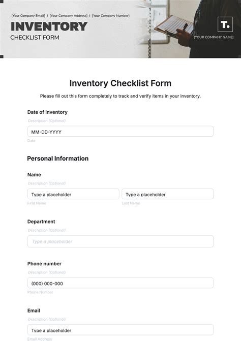 Inventory Valuation Checklist _ Inventory Checklist Template – PCETSK