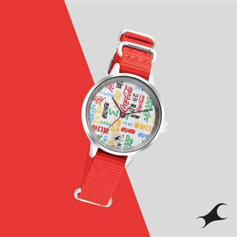 Buy Online Fastrack Coca Cola Edition By Fastrack Quartz Analog Silver ...