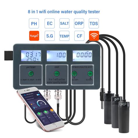Tuya Smart PH Meter Data Logger Temp TDS Salinity ORP Water Tester ...