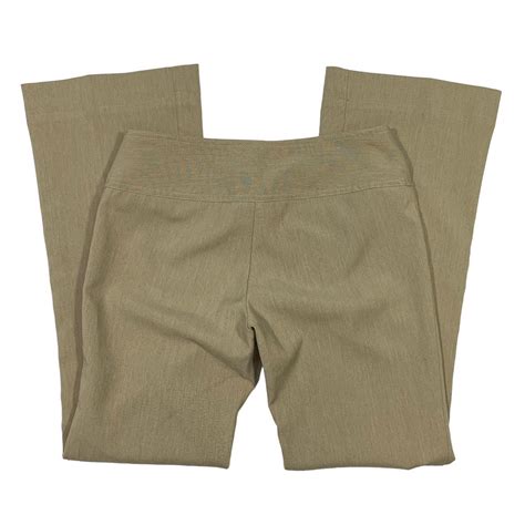 Y2k Star City tan business woman pants -size... - Depop