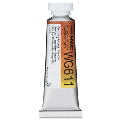 Holbein Artists' Watercolour 15 ML - Pampas Grass Yellow | Art Lounge