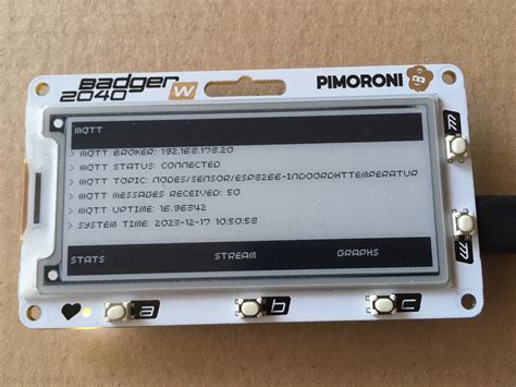 Raspberry Pico Badger: Custom App Development for MQTT Message Display ...