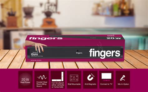 FINGERS USB, Auxiliary, Bluetooth Sound Guru Computer/Laptop Multimedia ...