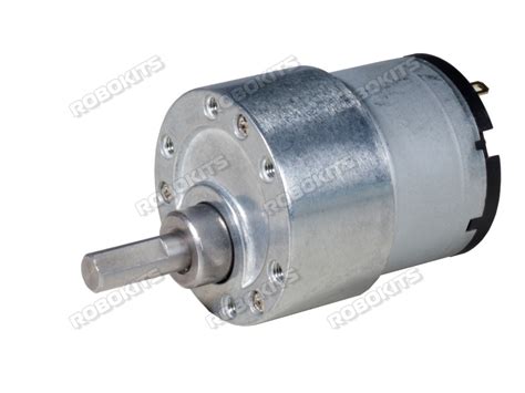 Rhino GB37 12V 330RPM 2.2Kgcm DC Geared Motor with Back Shaft RHINO ...