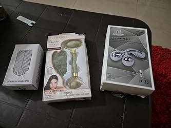 Finalize 3D Manual Roller Face Body Massager with Face Stone Roller ...