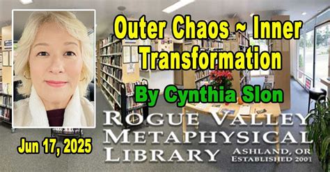 Outer Chaos- Inner Transformation by Cynthia Slon, 1757 Ashland Street ...