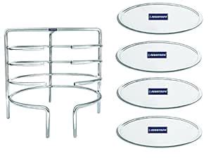 Tennyson Stainless Steel PUTTU/VADAGAM Stand 4 Plates : Amazon.in: Home ...