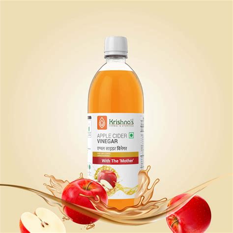 Buy KRISHNA'S APPLE CIDER VINEGAR 500 ML Online & Get Upto 60% OFF at ...