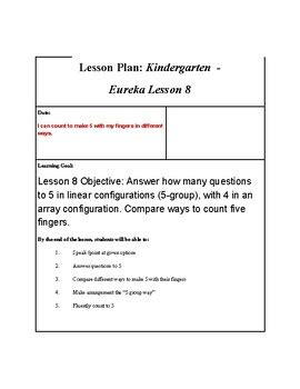 Lesson 8 Module 1 Kindergarten 的图像结果