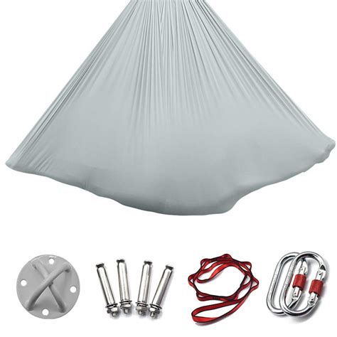 ZRZJBX Yoga DIY Silk Pilates Premium Aerial Silks Equipment Aerial Yoga ...