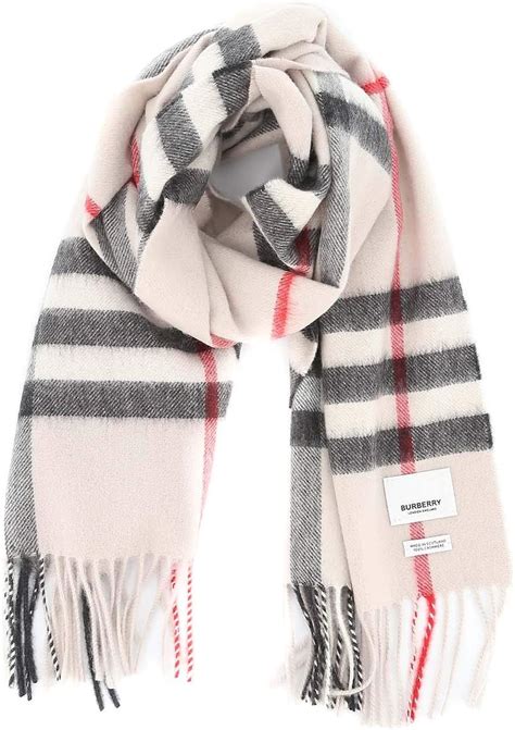 Buy Burberry Check Cashmere Scarf- Stone Online India | Ubuy