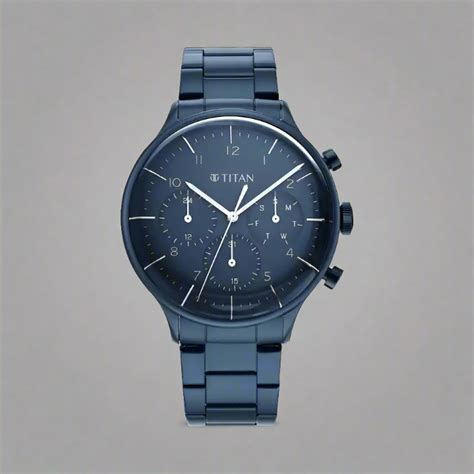 TITAN NS90102QM01 URBAN MAGIC BLUE DIAL WATCH FOR MEN – Universal Watch ...