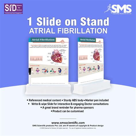 Atrial Fibrillation: 1 Slide With Stand – SMS Scientific Products Pvt. Ltd.