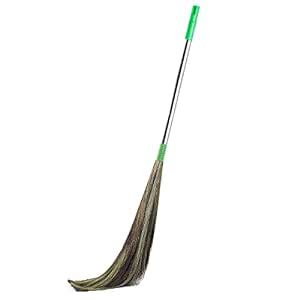 DUOMUS Natural Grass Broom Stick for Home Cleaning | Phool Jhadu with ...