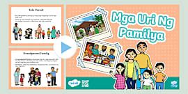 Mga Uri Ng Pamilya PowerPoint Game | Grade 1 | Twinkl