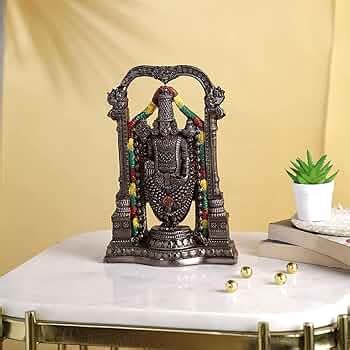CraftVatika Tirupati Balaji Idol Statue for Car Dashboard, Sri ...