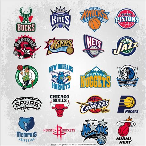 求一张有各队NBA球队的标志和队名在下面的图片！！_百度知道