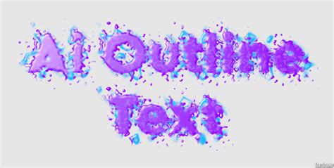 Image result for Ai Outline Text