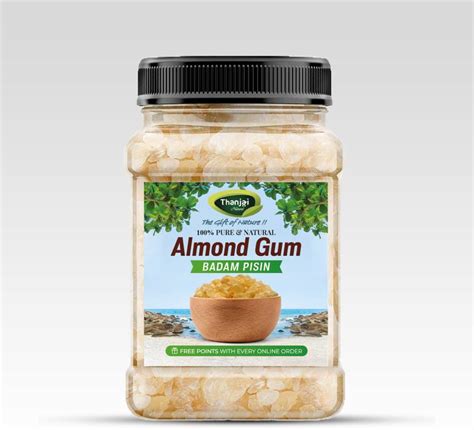 THANJAI NATURAL GOND KATIRA 500g Jar / CHAHAR GOND / TRAGACANTH GUM ...