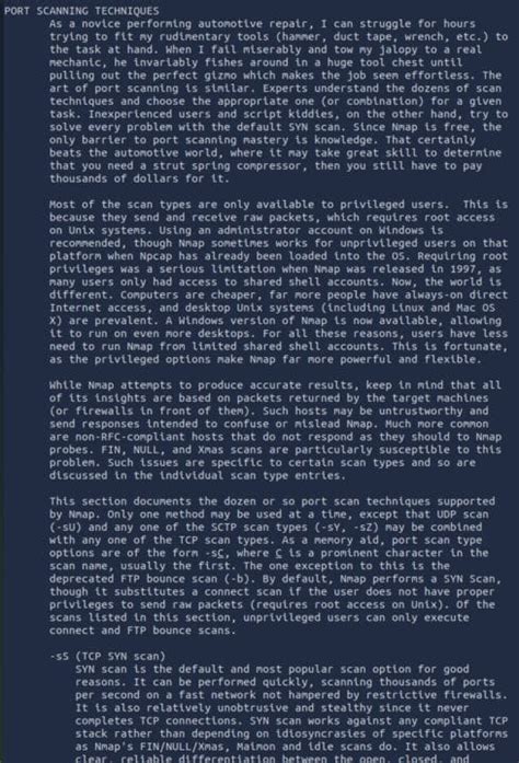 Nmap SynScan 的图像结果