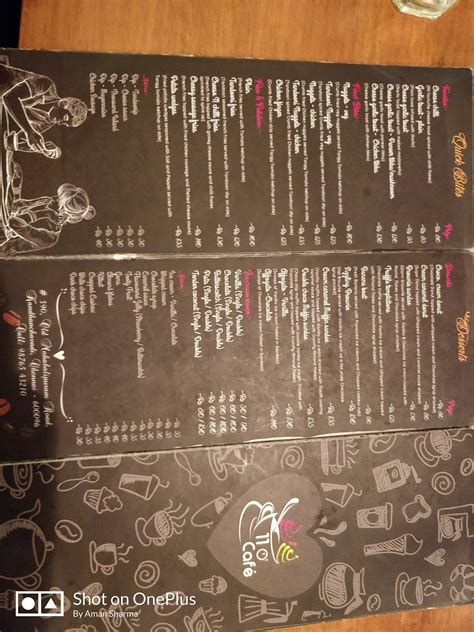 Menu at 11 o' Cafe - OMR, Chennai