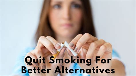 Health Benefits Of Quitting Smoking And Alternatives