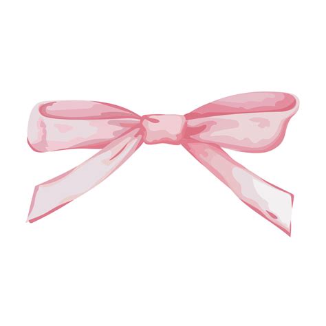 Pink bow on a transparent background. Ribbon knot clipart 35508497 PNG