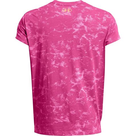 Under Armour | Men's Short-Sleeve Performance Gym Top | Pink ...