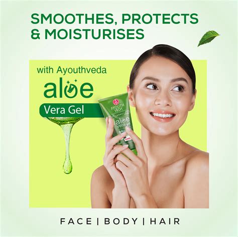 Buy Pure Aloe Vera Gel for Face, Hair and Body Online | Ayouthveda Aloe ...