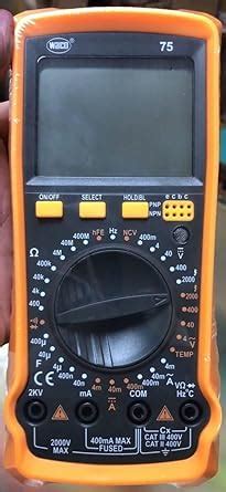 WACO Digital Solar Multimeter, 2000V AC/DC, Model 75 : Amazon.in ...