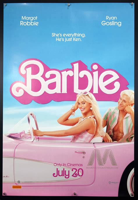 BARBIE (2023) Advance One Sheet DS Movie Poster Print, Margot Robbie ...