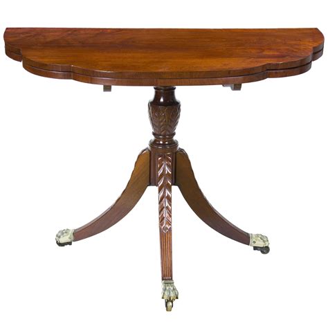 Period New York Mahogany Card Table by Duncan Phyfe at 1stDibs