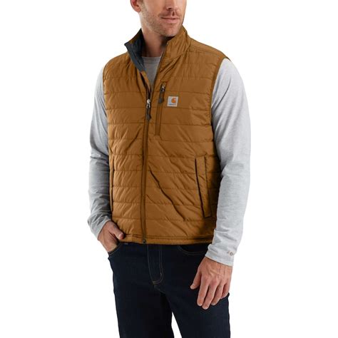 Carhartt Men's Brown Nylon Puffer Vest (Medium) 102286-BRNMREG at Lowes.com