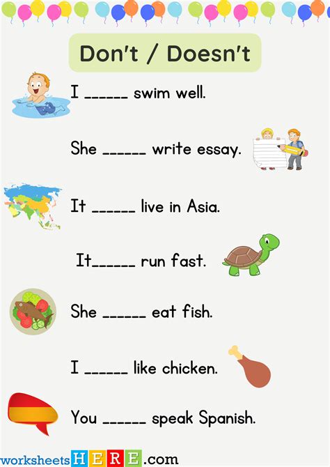When To Use Didn't And Doesn't