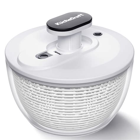 Kuchecraftsalad Spinner Large 6 3 Qt Manual Lettuce Spinner Veggie ...