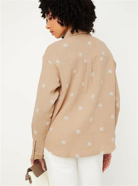 Buy Women Floral Embroidered Shirt Online at just Rs. 999.0 ...