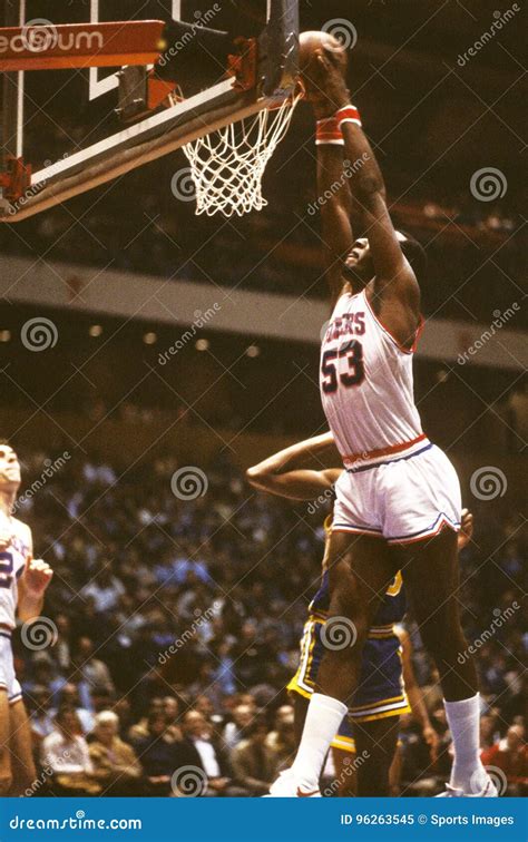 Darryl Dawkins of the Philadelphia 76ers. Editorial Image - Image of ...