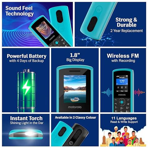 Motorola Moto A10 Keypad Blue