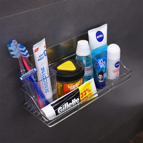 HOKIPO® Magic Sticker Series Stainless Steel Self Adhesive Wall Mounted ...