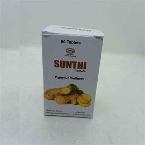 SUNTHI TABLETS Zoic Pharmaceuticals