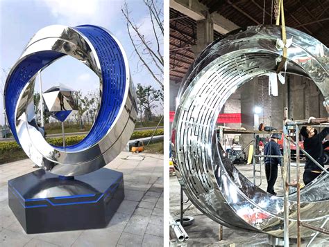 南京海豚镜面不锈钢雕塑案例-不锈钢雕塑-南京先登雕塑有限公司