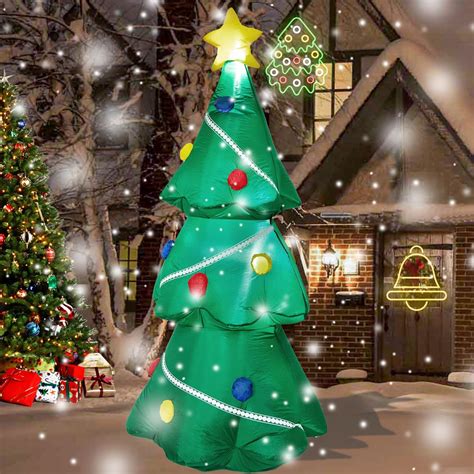 Buy MUMTOP 6 एफटी हाइट क्रिसमस इन्फ्लेटेबल्स ट्री डेकोरेशन, इन्फ्लेटेबल ...