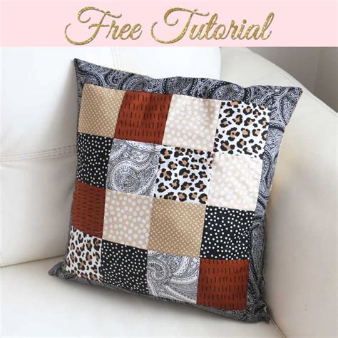Patchwork Cushion Tutorials YouTube 的图像结果