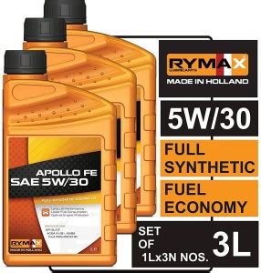 Rymax Apollo FE SAE 5W-30, API SL/CF, ACEA A5/B5, Full Synthetic Fuel ...