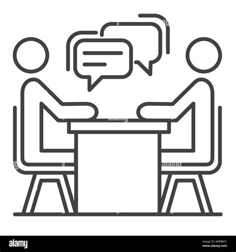 Interview Vector Illustration Icon Design Stock Vector Image & Art - Alamy