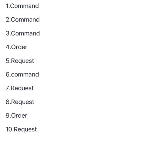 * Idenityfy the following sentences are oder command or request 1 get ...