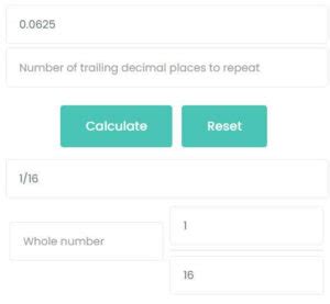 Decimal to Fraction Calculator that Supports Recurring Decimals - MathBz