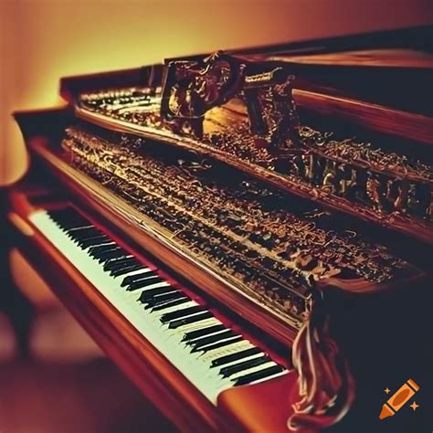 Innovative machine-like piano instrument