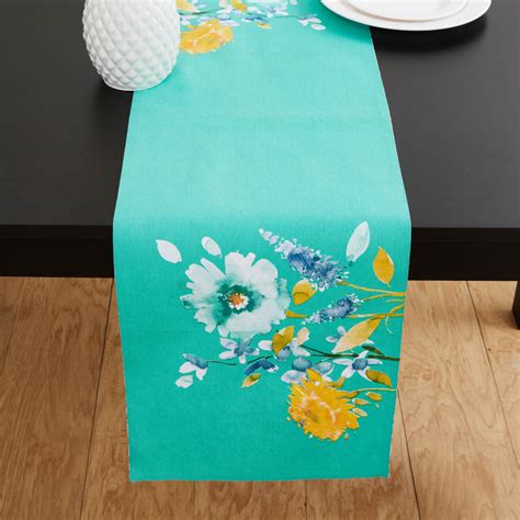 Buy Meadows Printed Runner - Cotton - Table Runner - 34 cm L x 180 cm W ...